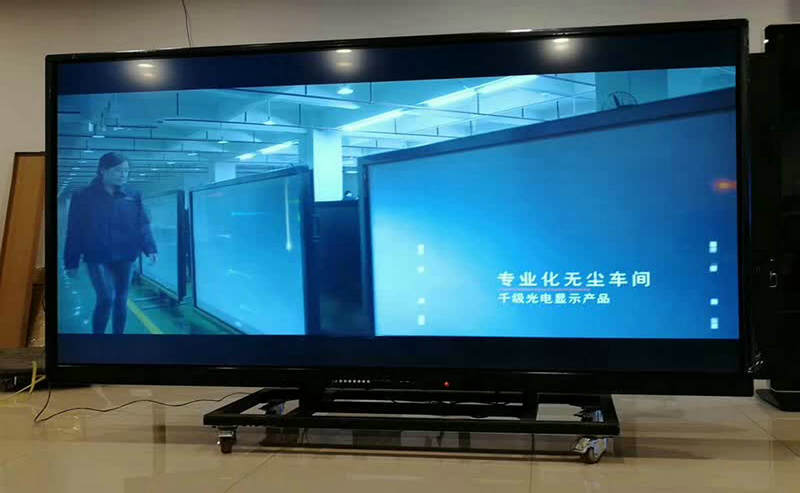 Pantalla LCD montada en la pared de 100 pulgadas