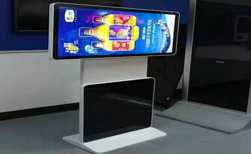 Pantalla LCD de pie giratoria para interiores