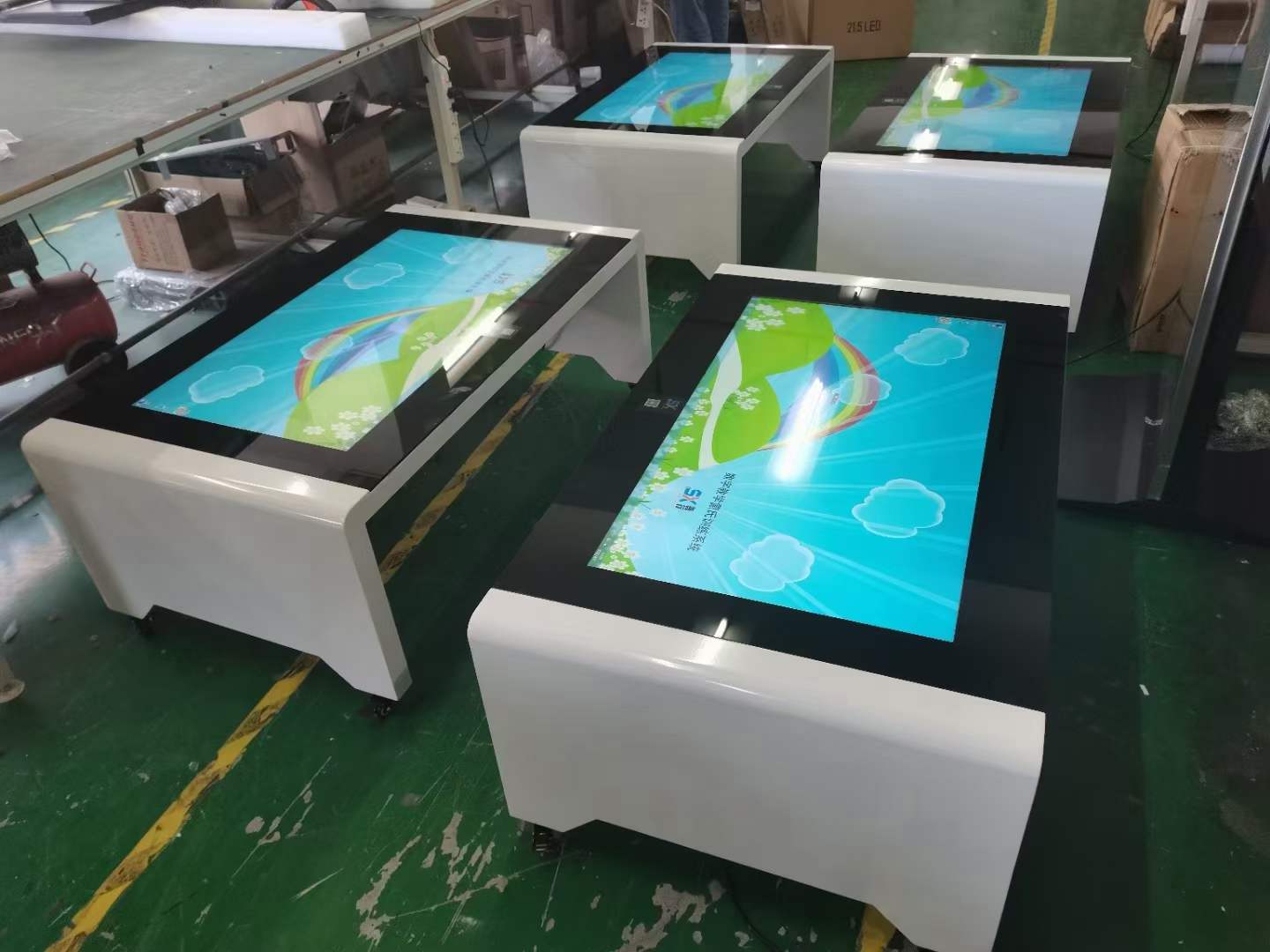 Desk style indoor lcd display