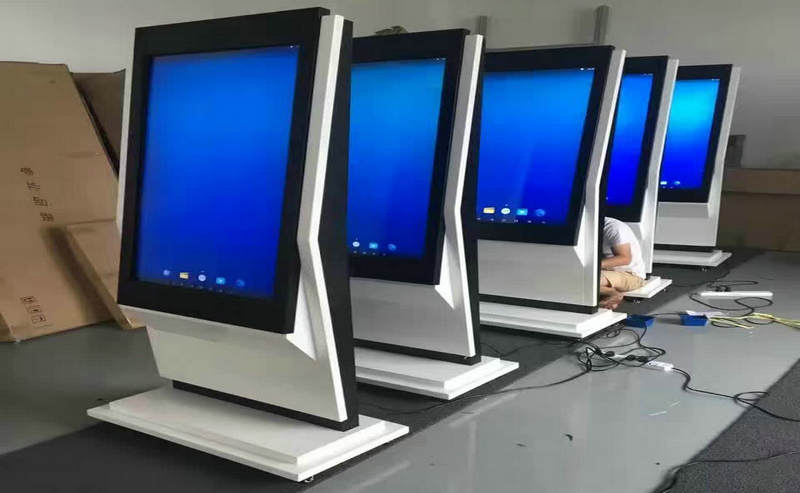 55 inches standing lcd display