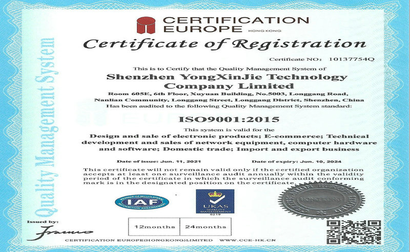 Certifications