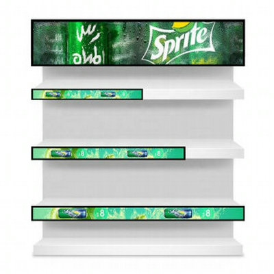 Shelf edge lcd screen lcd display
