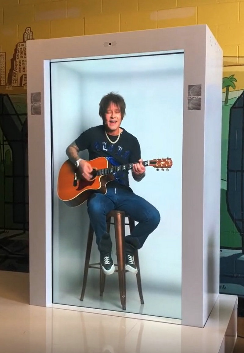 3D شاشة عرض LCD شفافة مربع